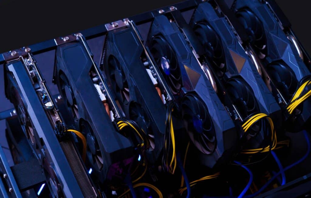crypto currency mining rig